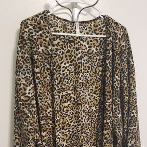NEW Plus Size Boutique Cheetah Kimono